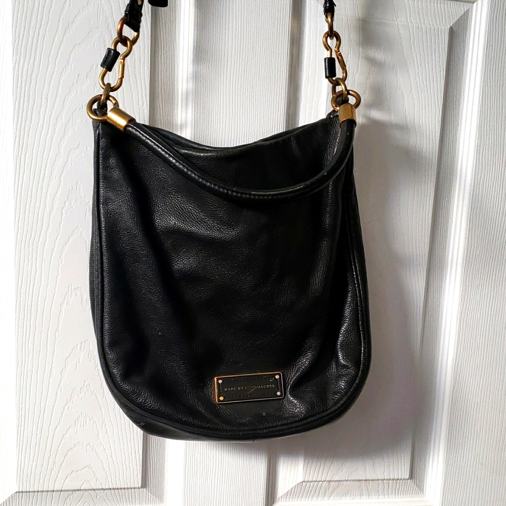 Marc by Marc Jacobs Black Leather Shoulder Bag
